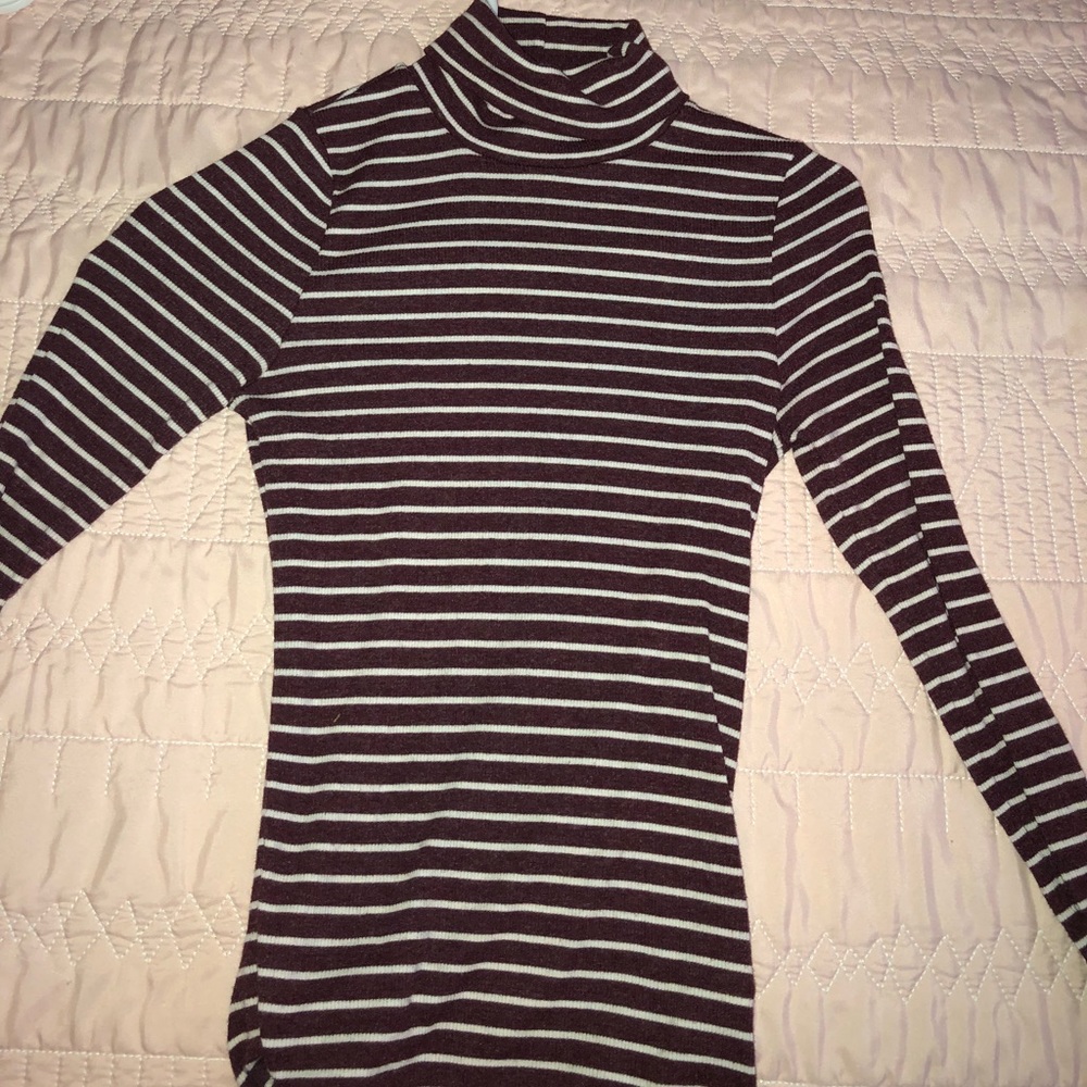 Red/white stripe long sleeve from hollister